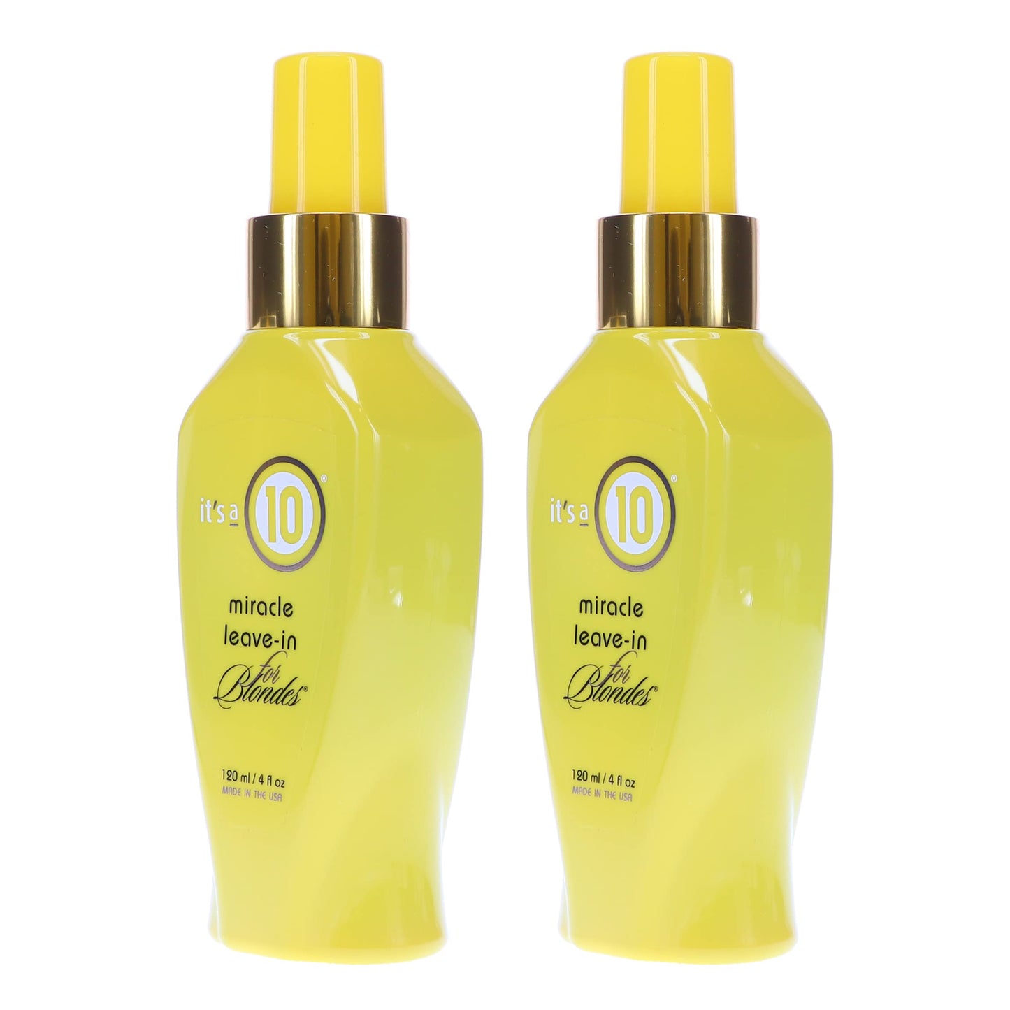 It's A 10 Haircare Miracle Leave-In Conditioner Spray for Blondes - 4 oz. - 2ct