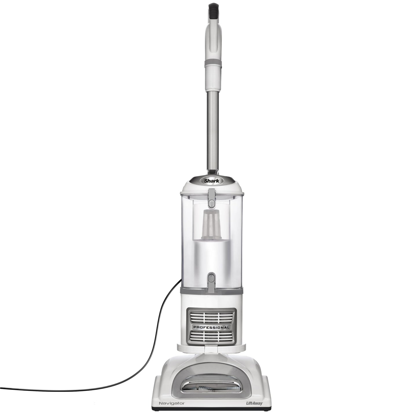 Shark NV356E Navigator Lift-Away Professional Upright Vacuum with Swivel Steering, HEPA Filter, XL Dust Cup, Pet Power, Dusting Brush, and Crevice Tool, Perfect for Pet Hair, White/Silver