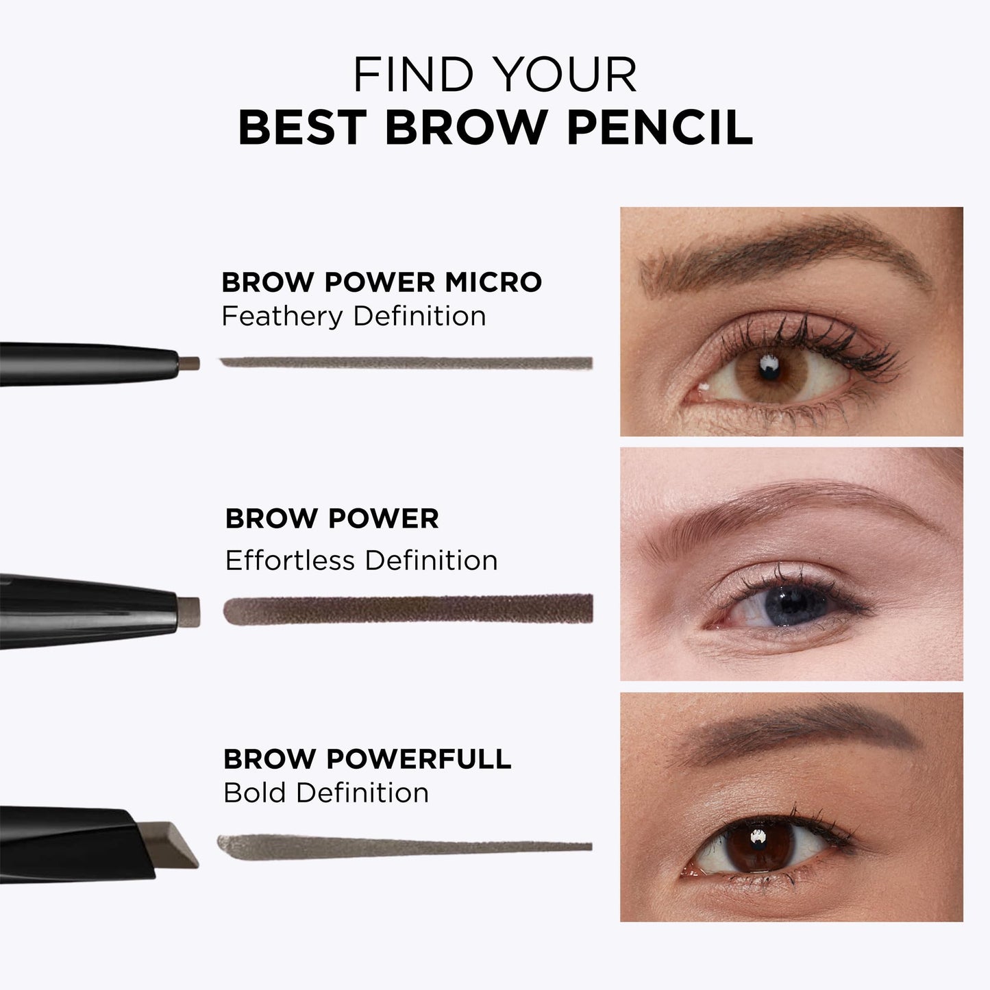 IT Cosmetics Brow Power Eyebrow Pencil - Universal Shades - Long-Lasting Eyebrow Pencil, Budge-Proof Formula - With Biotin - Natural-Looking Brow Pencil with Hair Like Strokes - Built-in Spoolie Brush