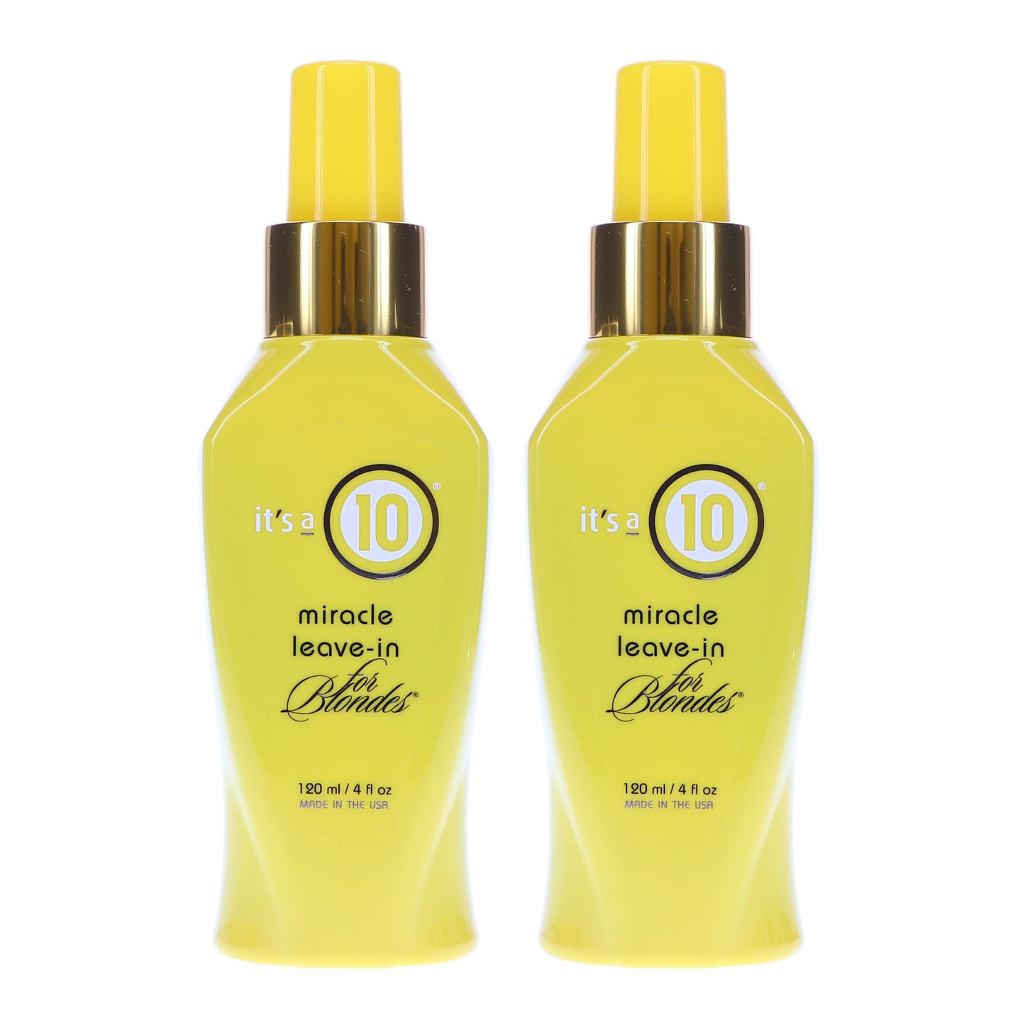 It's A 10 Haircare Miracle Leave-In Conditioner Spray for Blondes - 4 oz. - 2ct